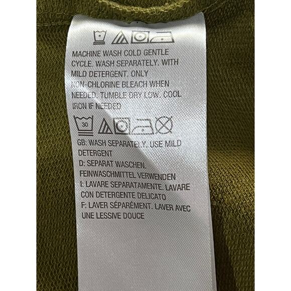 H by Halston Womens Plus Size 1X Knit Cinch Waist Roll Tab Knit Jacket Green - Picture 11 of 13